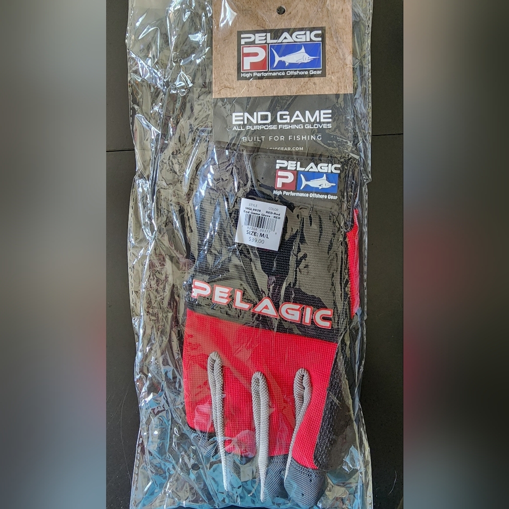 Pelagic End Game All Purpose Fishing Gloves New in Package /